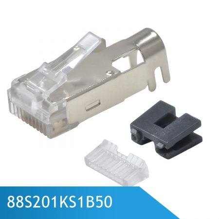 For 0.90-1.00mm Insulated Conductor - Cat 6 shielded modular plugs